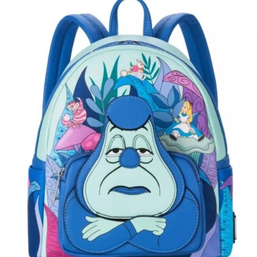 LOUNGEFLY Alice in Wonderland mini backpack NEW Disney